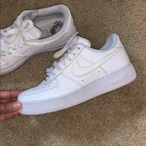 White Air Force ones